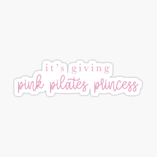 It's Giving Pink Pilates Princess  Art Board Print for Sale by abbiequail