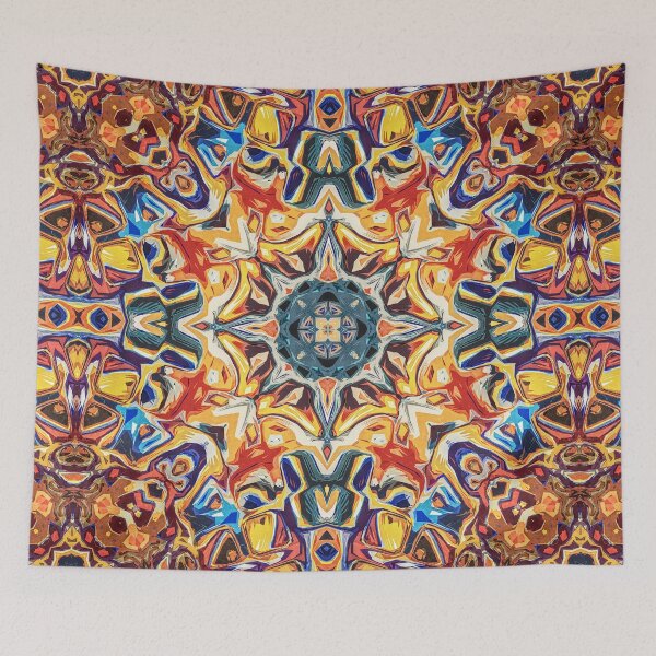 Item preview, Orange and Blue Mandala designed and sold by Phil Perkins.
