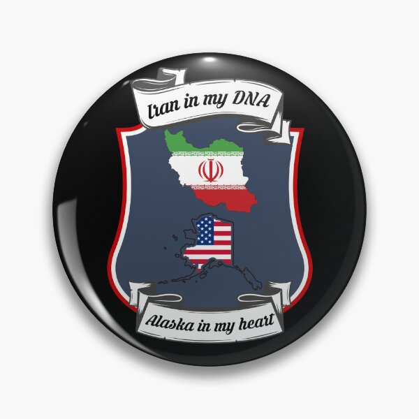 Item preview, Iran in my DNA, Alaska in my heart Heritage designed and sold by Tony ⭐⭐⭐⭐⭐.