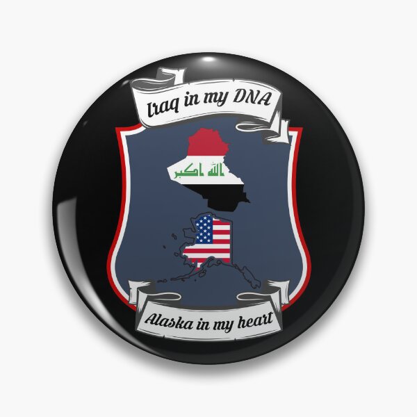 Item preview, Iraq in my DNA, Alaska in my heart Heritage designed and sold by Tony ⭐⭐⭐⭐⭐.