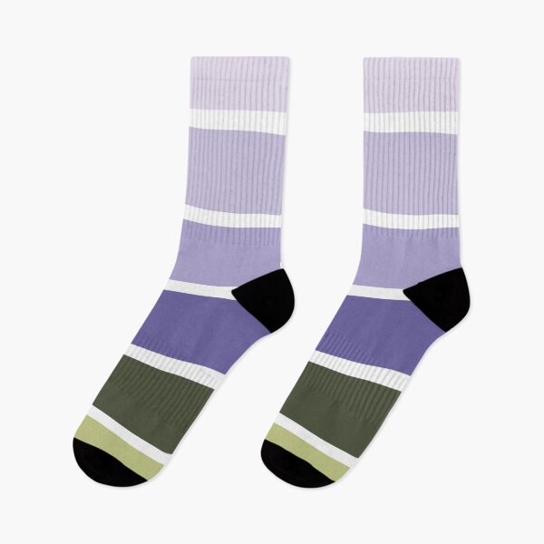 Item preview, Lavender palette stripes designed and sold by flamendes.