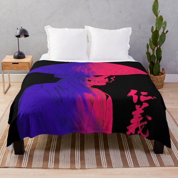 Item preview, Vaporwave Japanese Urban Samurai Skull designed and sold by OWLvision33.