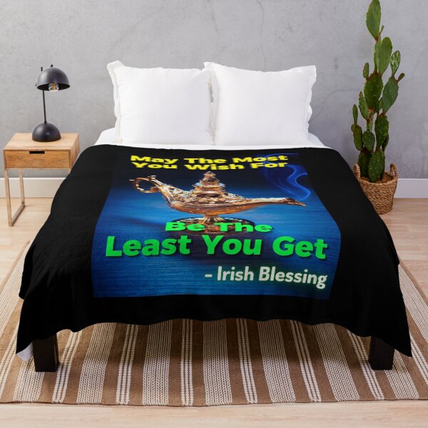 Item preview, Irish Blessing - May The Most You Wish For Be The Least You Get designed and sold by IrishProverbs.