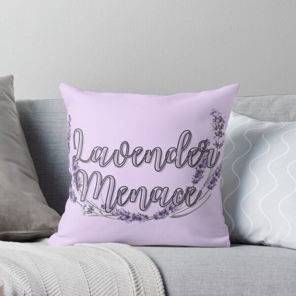 Item preview, Lavender Menace Lesbian Flower Line Art designed and sold by Pink Ribbon.