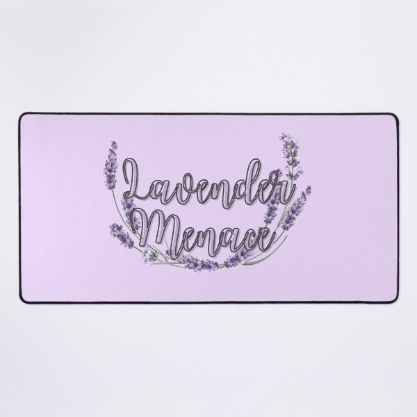 Item preview, Lavender Menace Lesbian Flower Line Art designed and sold by Pink Ribbon.