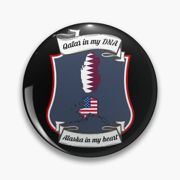 Item preview, Qatar in my DNA, Alaska in my heart Heritage designed and sold by Tony ⭐⭐⭐⭐⭐.