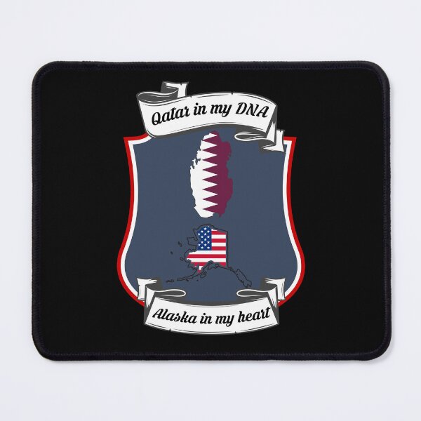 Item preview, Qatar in my DNA, Alaska in my heart Heritage designed and sold by Tony ⭐⭐⭐⭐⭐.