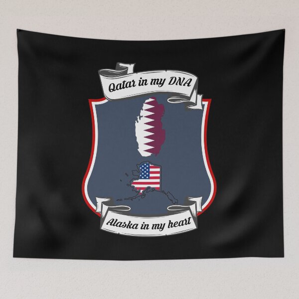 Item preview, Qatar in my DNA, Alaska in my heart Heritage designed and sold by Tony ⭐⭐⭐⭐⭐.