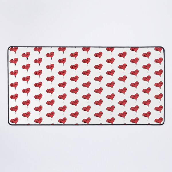 Libra + Scorpio in Love Zodiac Heart Desk Mat