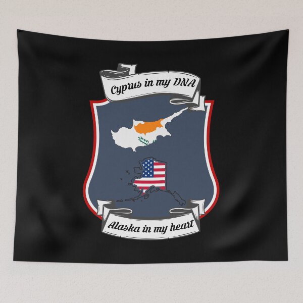 Item preview, Cyprus in my DNA, Alaska in my heart Heritage designed and sold by Tony ⭐⭐⭐⭐⭐.