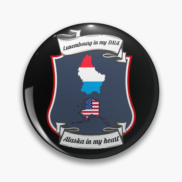 Item preview, Luxembourg in my DNA, Alaska in my heart Heritage designed and sold by Tony ⭐⭐⭐⭐⭐.