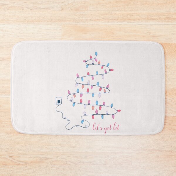 Item preview, Let's Get Lit Colorful Christmas Lights designed and sold by HappyLifeCreate.