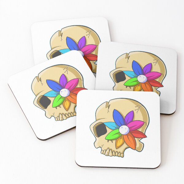 Item preview, Flowering Skull in Spring designed and sold by MidwinterMakes.