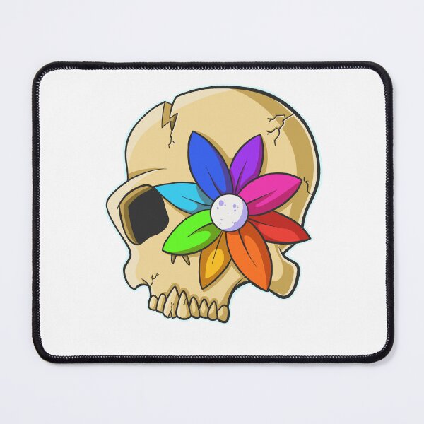 Item preview, Flowering Skull in Spring designed and sold by MidwinterMakes.