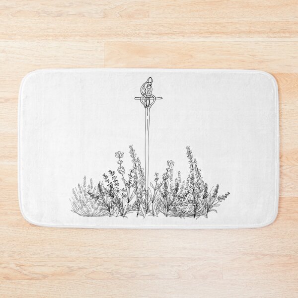 Item preview, Sword in Lavender Lesbian Line Art designed and sold by Pink Ribbon.