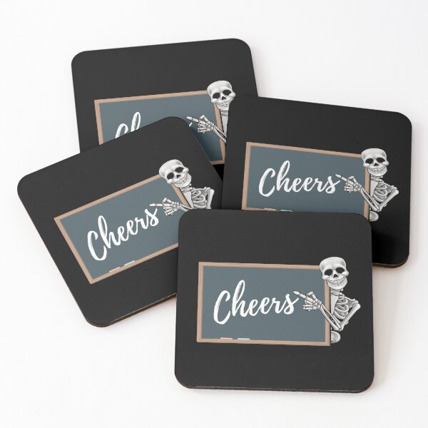 Item preview, Cheers Crayon Blackboard Skeleton Teacher designed and sold by hiunlimit.