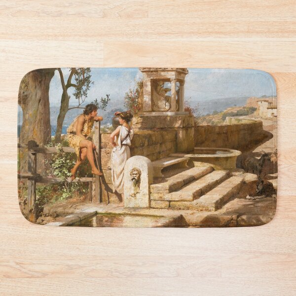 Item preview, Henryk Siemiradzki. Conversation by the spring. designed and sold by likiska.