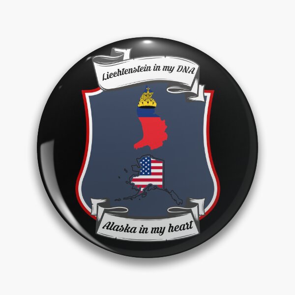 Item preview, Liechtenstein in my DNA, Alaska in my heart Heritage designed and sold by Tony ⭐⭐⭐⭐⭐.