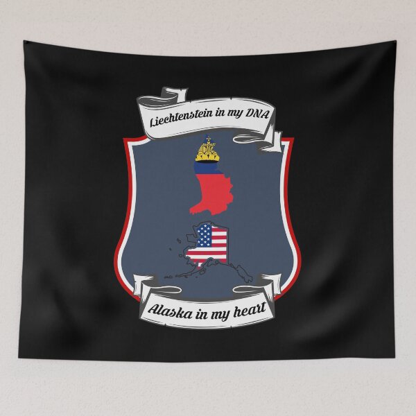 Item preview, Liechtenstein in my DNA, Alaska in my heart Heritage designed and sold by Tony ⭐⭐⭐⭐⭐.