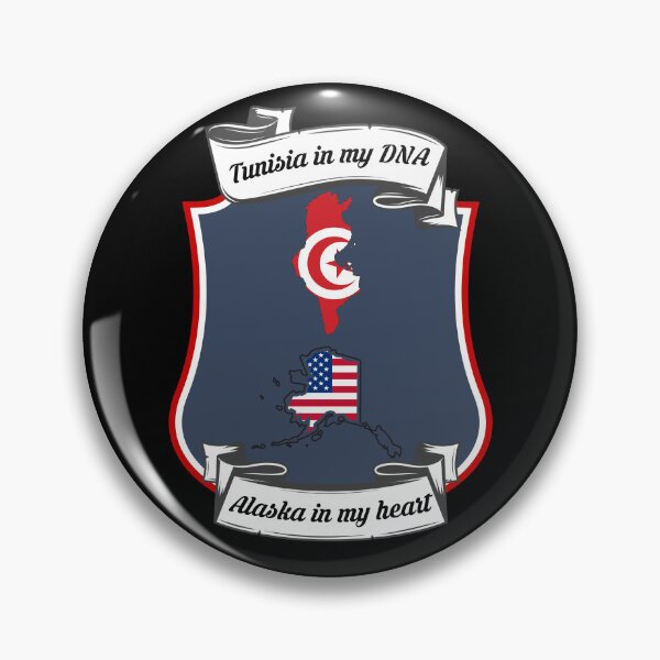 Item preview, Tunisia in my DNA, Alaska in my heart Heritage designed and sold by Tony ⭐⭐⭐⭐⭐.