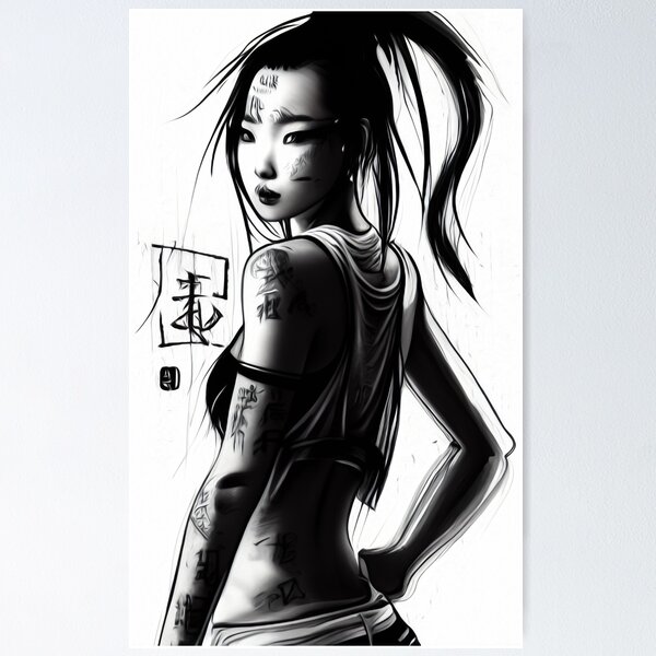 Item preview, graffiti girl designed and sold by LucidDreams311.