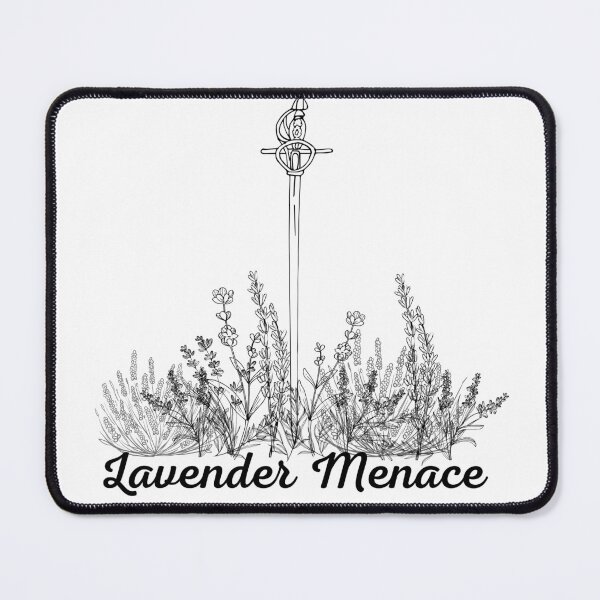 Item preview, Sword in Lavender Menance Line Art designed and sold by Pink Ribbon.
