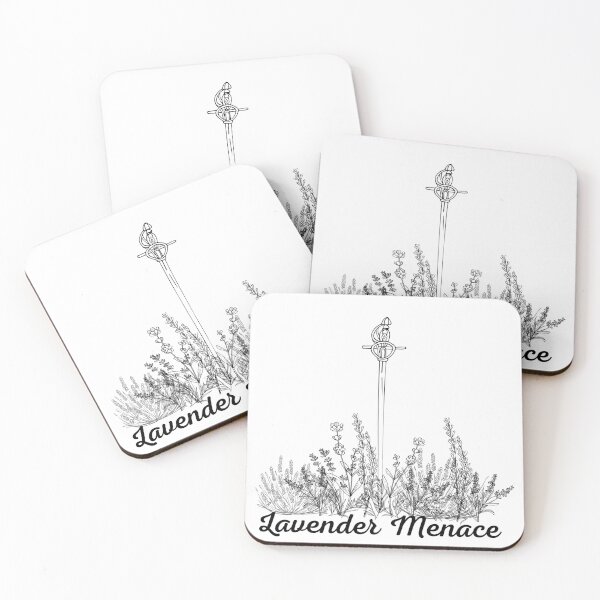 Item preview, Sword in Lavender Menance Line Art designed and sold by Pink Ribbon.