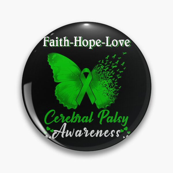Item preview, Faith Hope Love Butterfly Cerebral Palsy Awareness designed and sold by Gillosina.