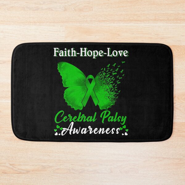 Item preview, Faith Hope Love Butterfly Cerebral Palsy Awareness designed and sold by Gillosina.
