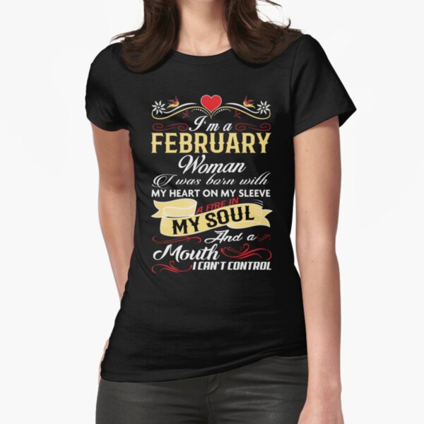 FEBRUARY WOMAN Fitted T-Shirt