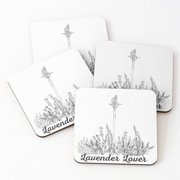 Item preview, Sword in Lavender Lover Line Art designed and sold by Pink Ribbon.