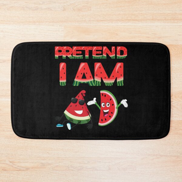 Item preview, Pretend I am Watermelon on Black  designed and sold by LoloTrends.