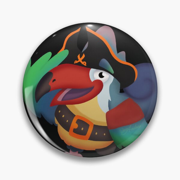 Item preview, Tuecano the pirate toucan designed and sold by AndreaShivanArt.