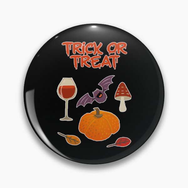 Item preview, Trick or treat Halloween Scary Evil Pumkin Funny Pumkin Head Stickers Wine designed and sold by DarrriaDesign.