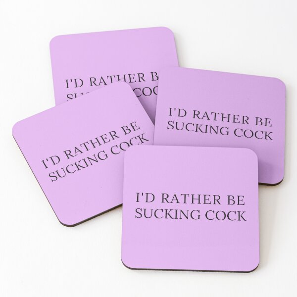 Item preview, I'd Rather Be Sucking Cock Purple designed and sold by KinkShoppe.