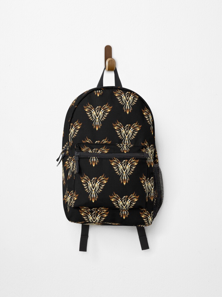 Thumbnail 1 of 3, Backpack, Gold Rising Phoenix designed and sold by rrsum.