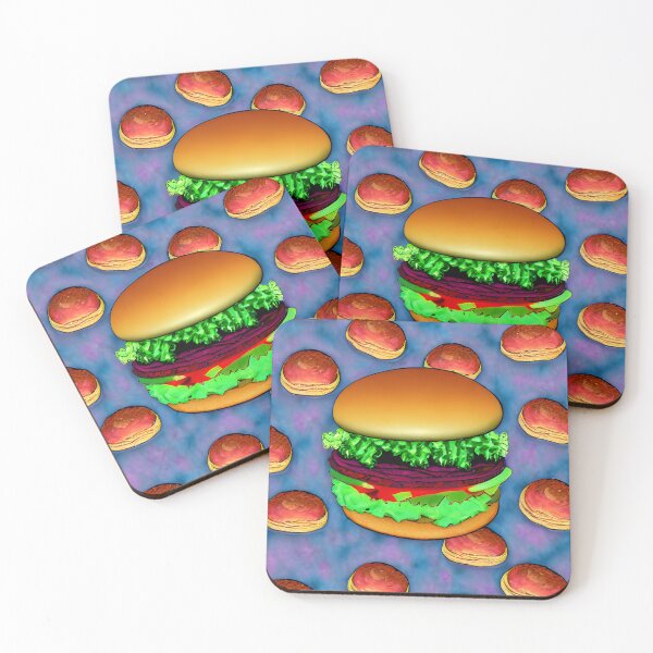 Item preview, Unique Colorful Hamburger designed and sold by winterswinner.