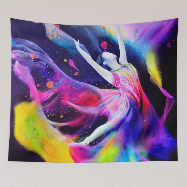 Item preview, rainbow woman dancing designed and sold by insekt213.