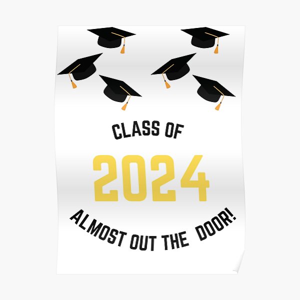 Graduation 2024 Poster For Sale By WoodenT Redbubble   Poster,504x498,f8f8f8 Pad,600x600,f8f8f8 