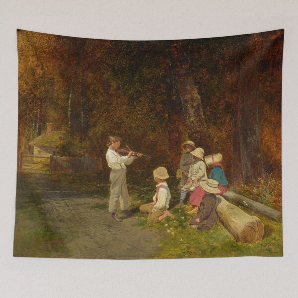 Item preview, His First Appearance in Public | Charles Caleb Ward | 1870 Wholesome Art designed and sold by CJET.
