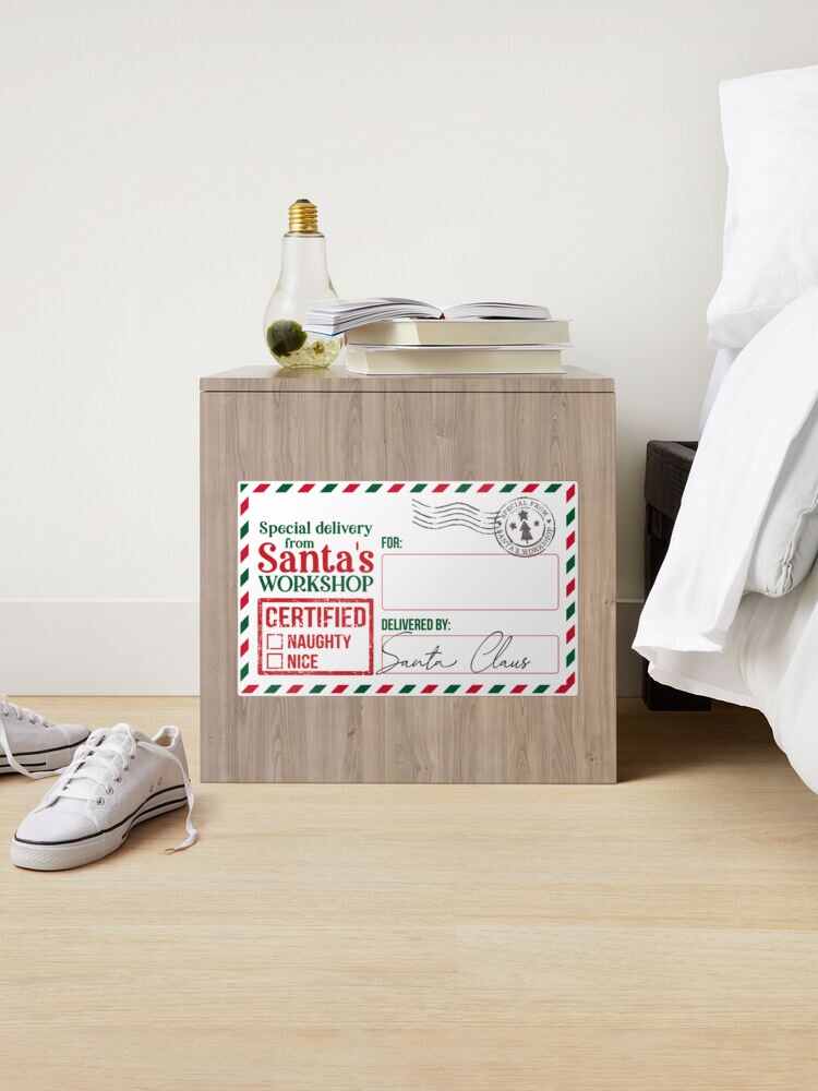 Christmas Mailing Label from Santa's Workshop (3 of 4) Sticker