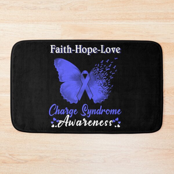 Item preview, Faith Hope Love Butterfly Charge Syndrome Awareness designed and sold by Gillosina.