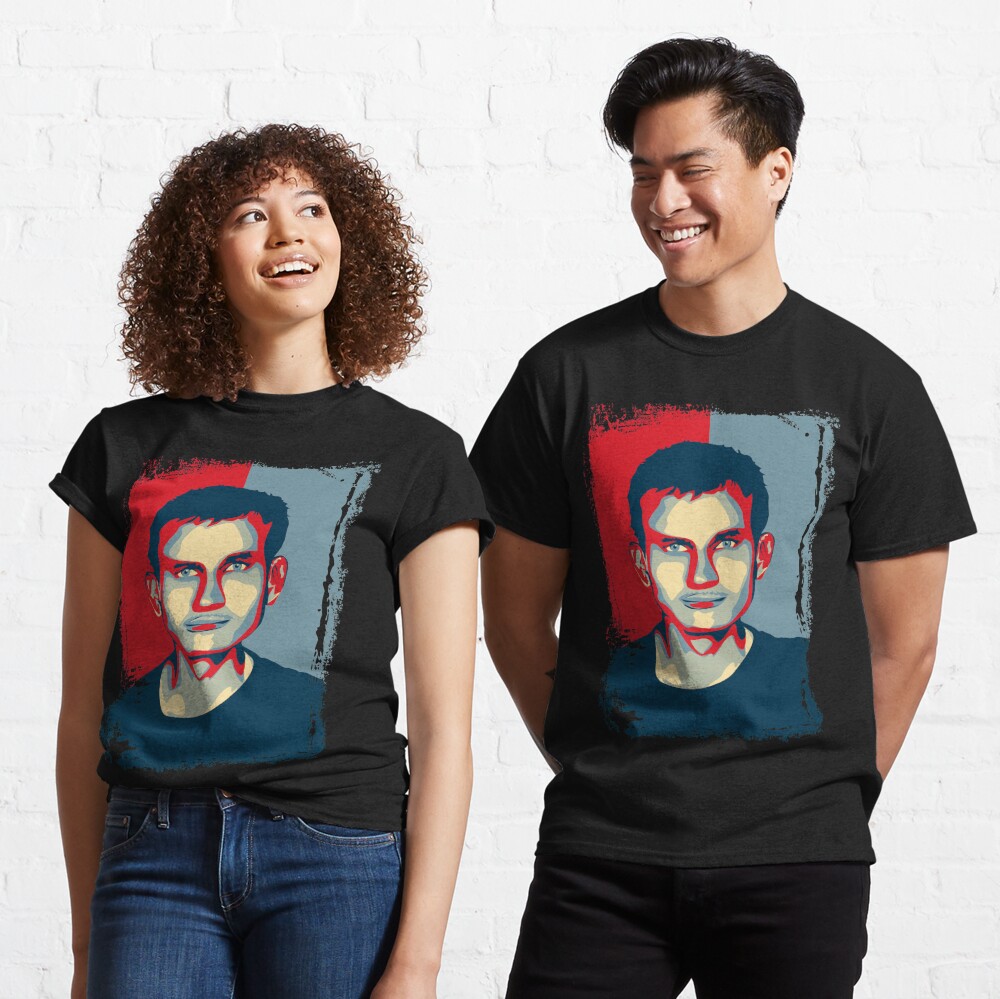 "Vitalik Buterin Ethereum Apparel" T-shirt by ...