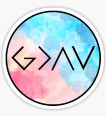 Gott ist größer als die Höhen und Tiefen Sticker