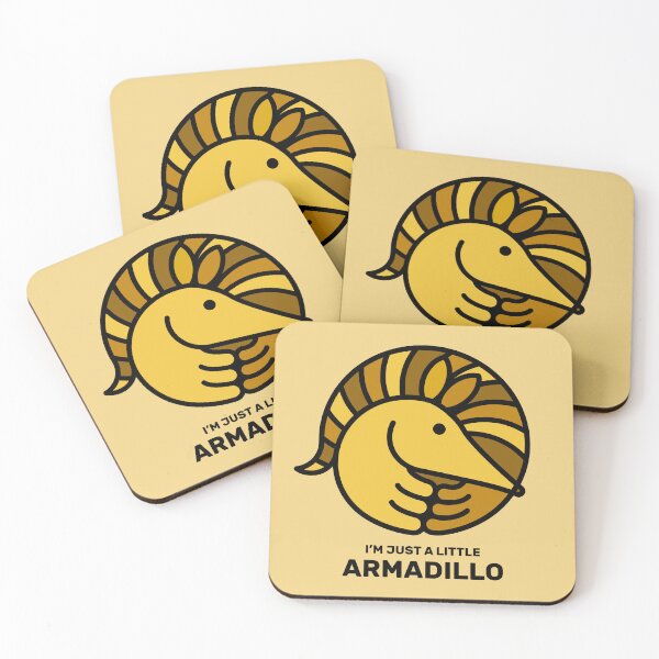 Item preview, I’M JUST A LITTLE ARMADILLO designed and sold by GreissDesign.