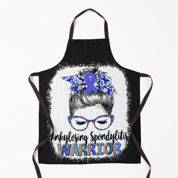 Item preview, Messy Bun Leopard Ankylosing Spondylitis Warrior designed and sold by rechardtee.