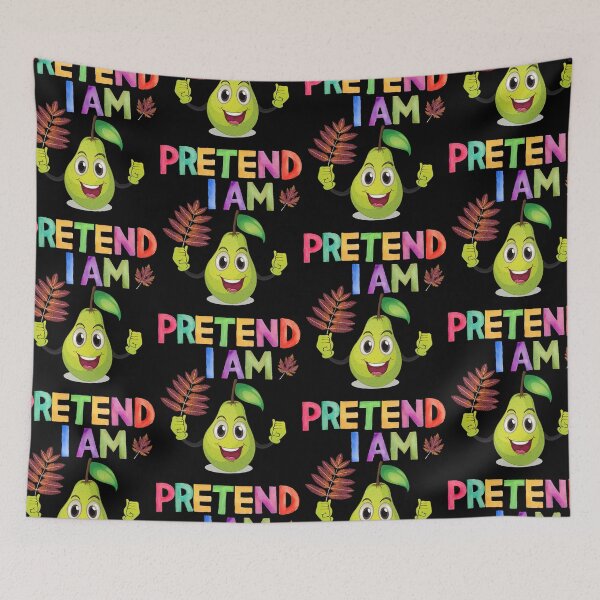 Item preview, Pretend I am Pear on Black designed and sold by LoloTrends.