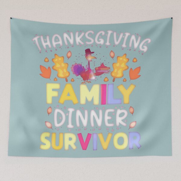 Item preview, Thanksgiving Family Dinner Survivor sign 13 designed and sold by st0n0ga.