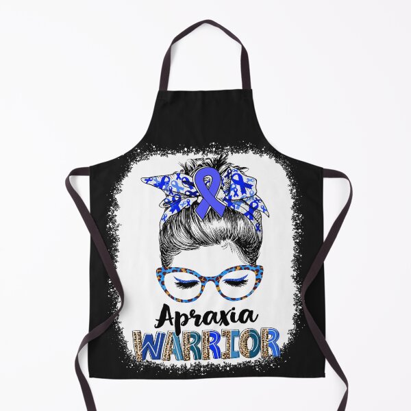 Item preview, Messy Bun Leopard Apraxia Warrior designed and sold by rechardtee.