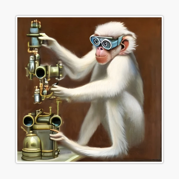 Monkey sipping caprisun meme Photographic Print for Sale by janenovacane